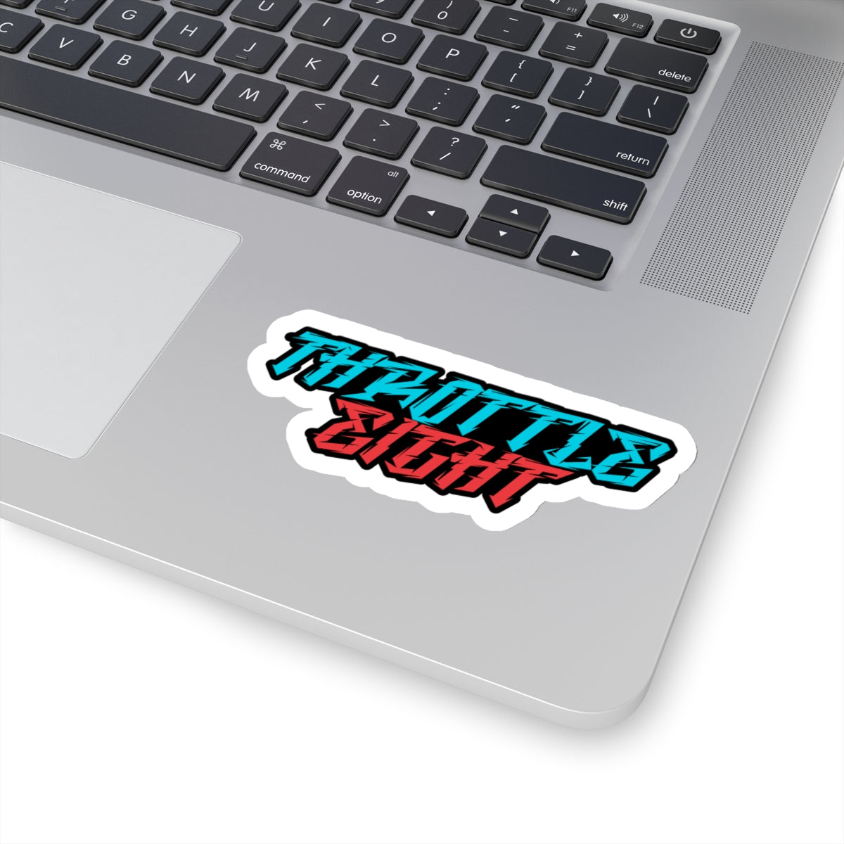 Throttle Eight Railroad Font Sticker