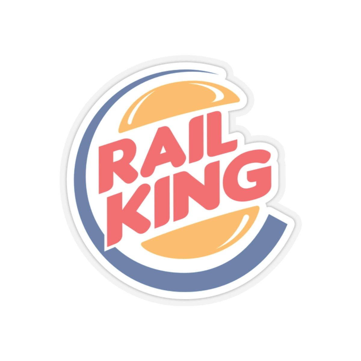 Rail King Sticker