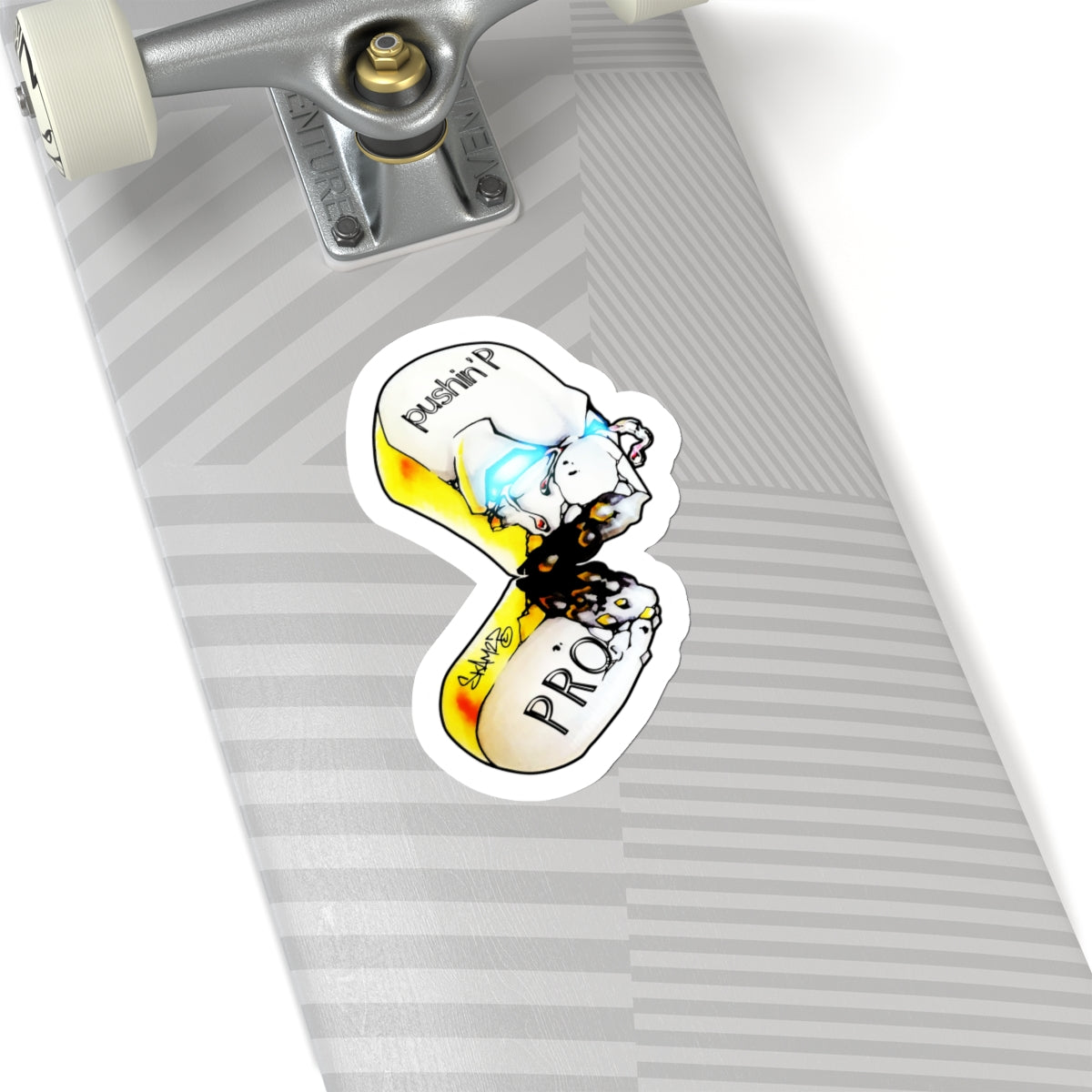 Pushin' P Sticker