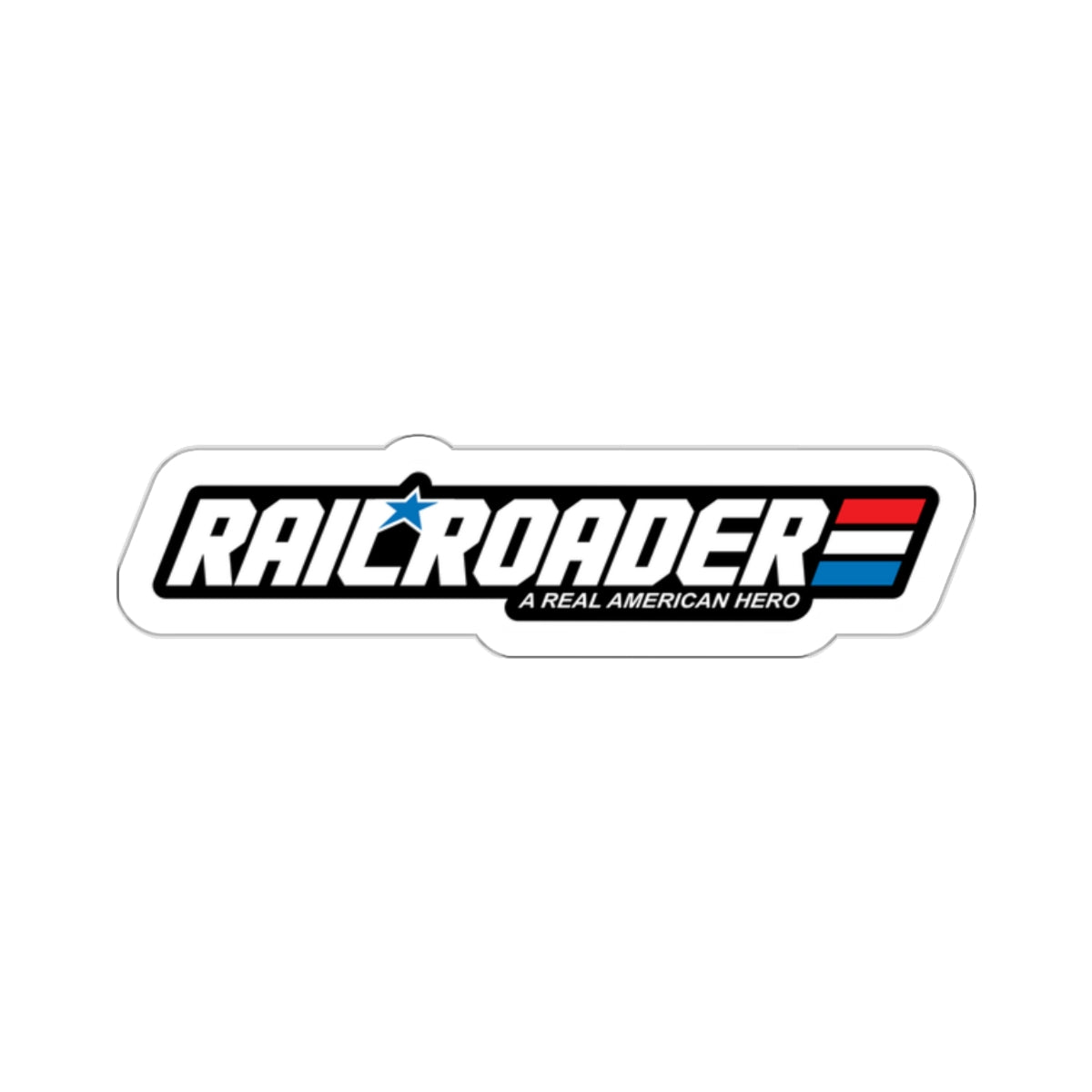 "Railroader" Star Sticker